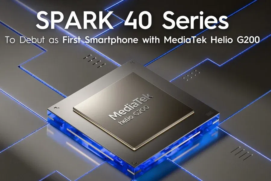 MediaTek Helio G200 makes its debut in the new Tecno Spark 40 Pro+