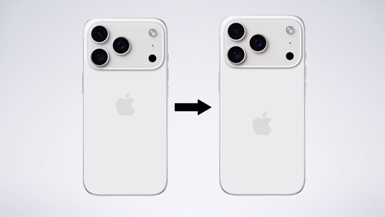 The iPhone 17 Pro’s camera will change the placement of the Apple logo