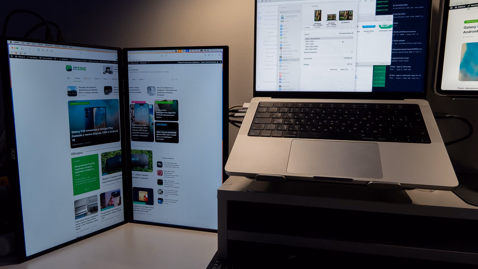 Acer PD163Q review: portable productivity in a dual package