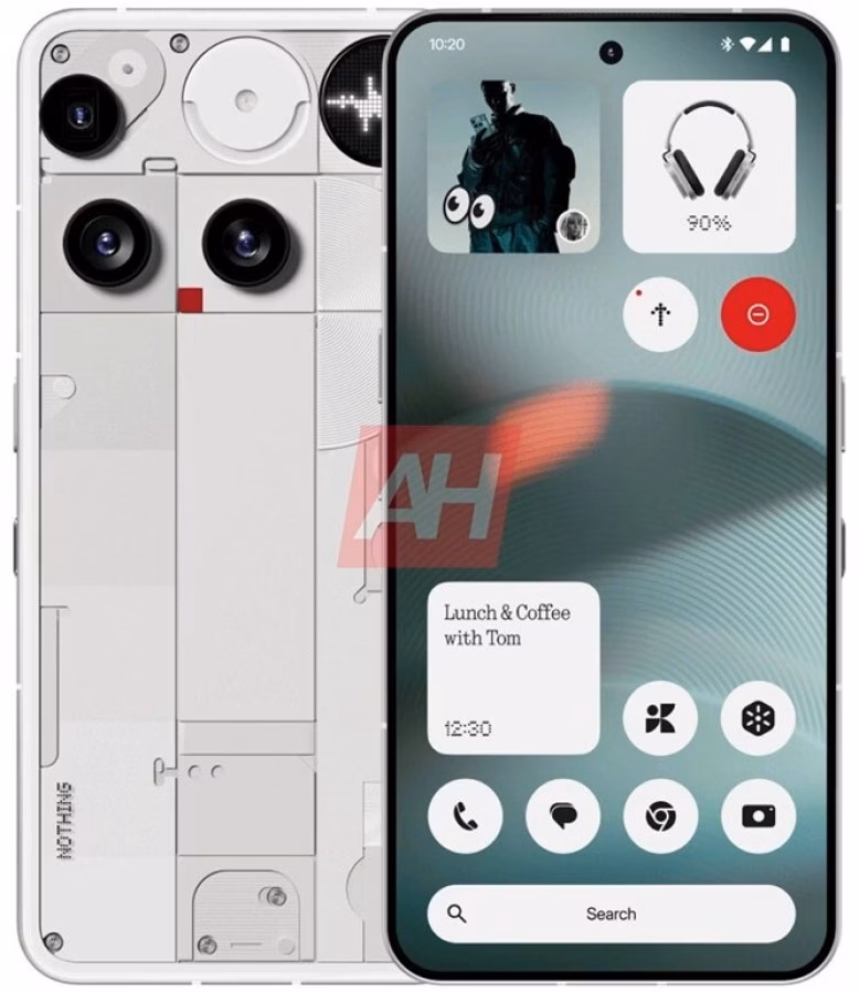 Nothing Phone (3): official renders of 1 published Nothing Phone (3)