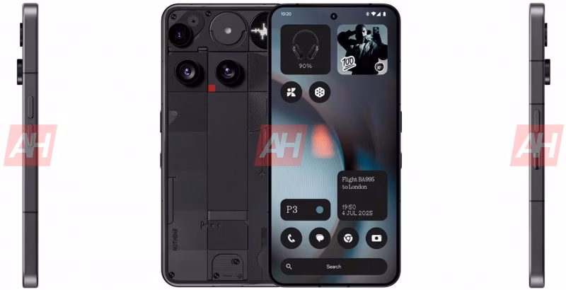 Nothing Phone (3): official renders of 3 published Nothing Phone (3)