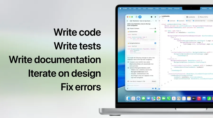 Apple introduces ChatGPT and other AI models in Xcode 1 img 5416