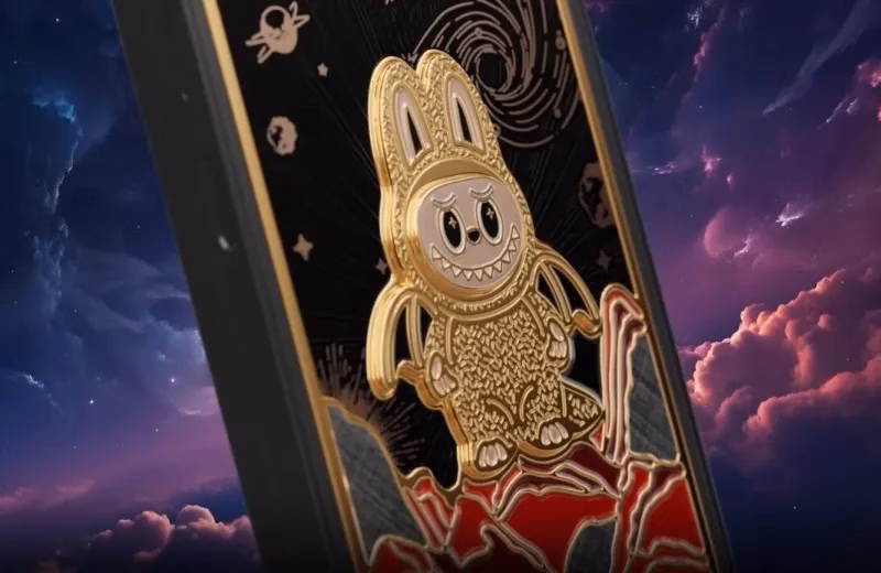 Caviar unveiled the limited edition Galaxy Z Fold7 and Flip7 with gold Labubu