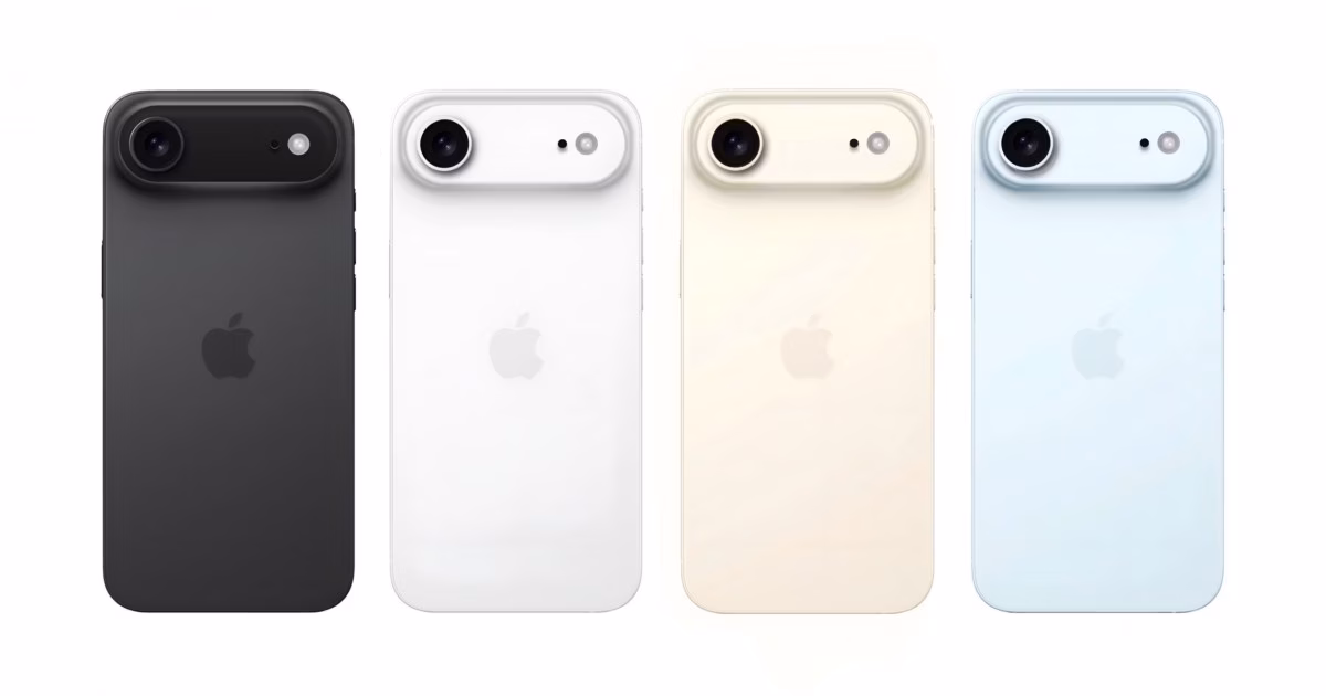 iPhone 17 Air: Model 3 colors revealed iPhone 17 Air
