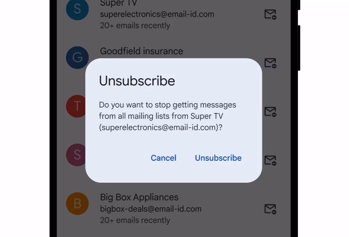 Google will add a feature to Gmail to quickly unsubscribe from unnecessary newsletters 4 v gmail poyavilas novaya poleznaya vkladka mozhno bystro otpisatsya ot vseh rassylok 4