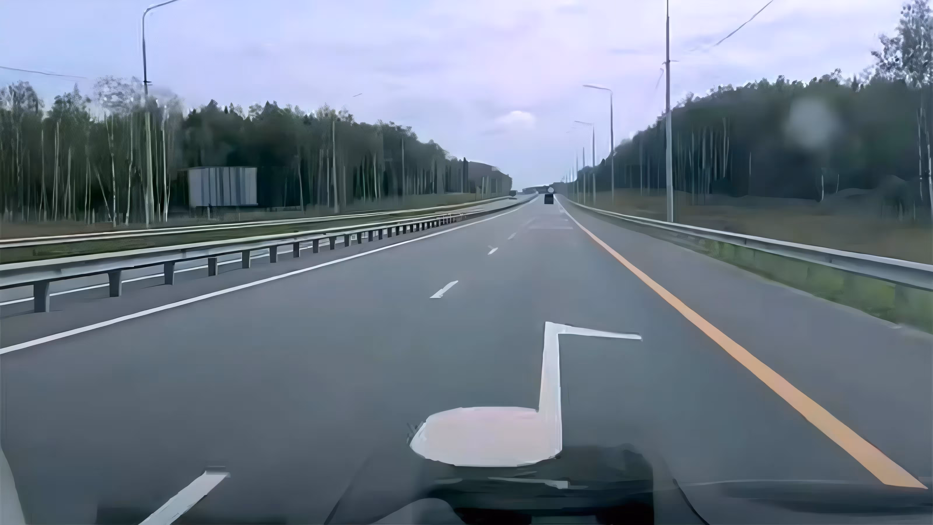 Musical markings appeared on the M12 “Vostok” highway in the Vladimir region