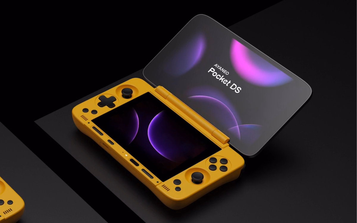 Ayaneo unveiled Pocket DS, an Android console with two screens and a Snapdragon