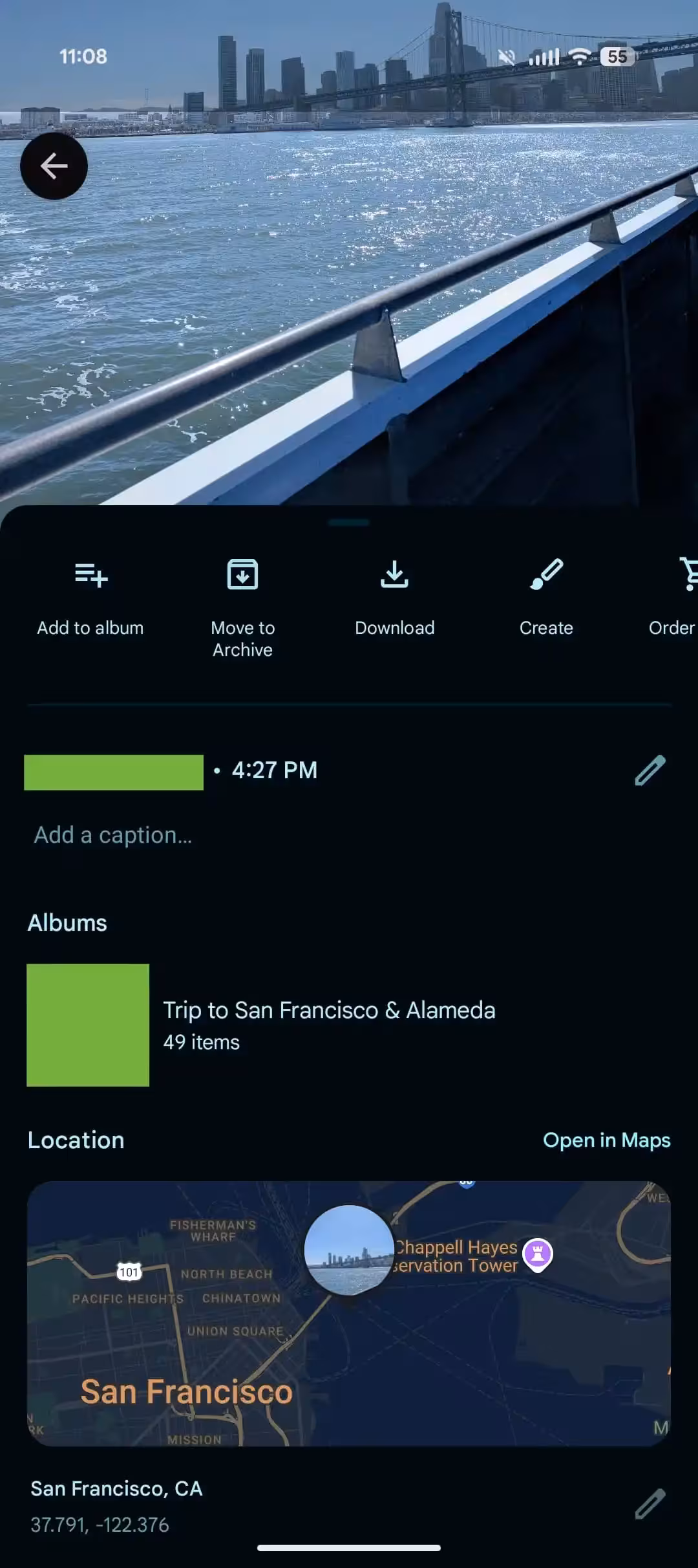 Google has updated the Google Photos viewer on Android 5 google photos old viewer 2.jpg