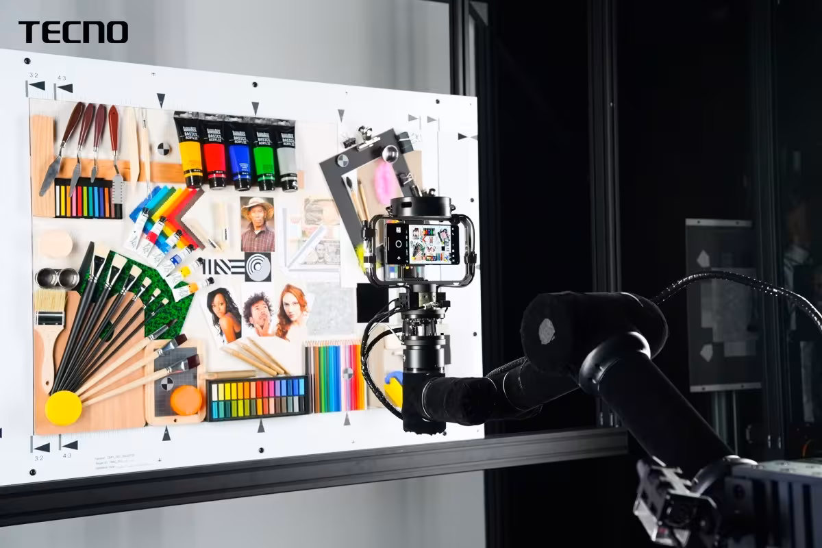 Tecno and DXOMARK have created an automated camera evaluation lab