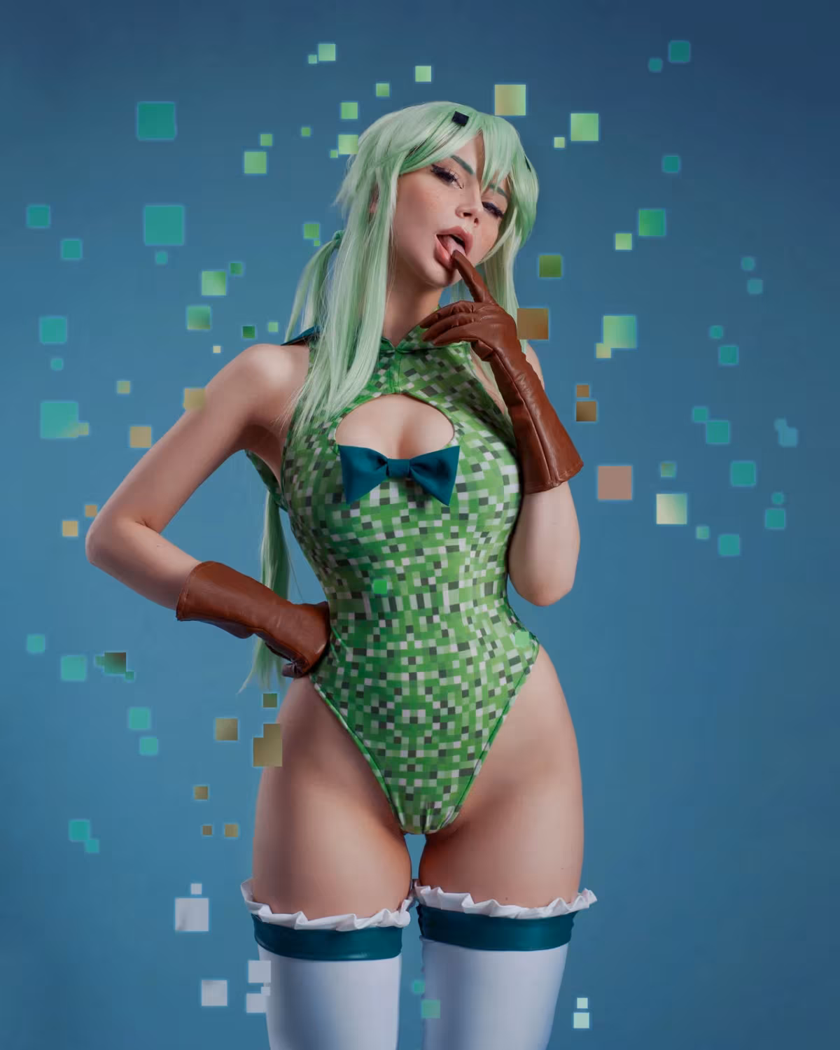 They make games sexier: 15 best cosplayers of 2025 18+. Part 2 41 mozhesh slomat moj dom. kosplej goryachej fem versii kripera iz minecraft 6 1