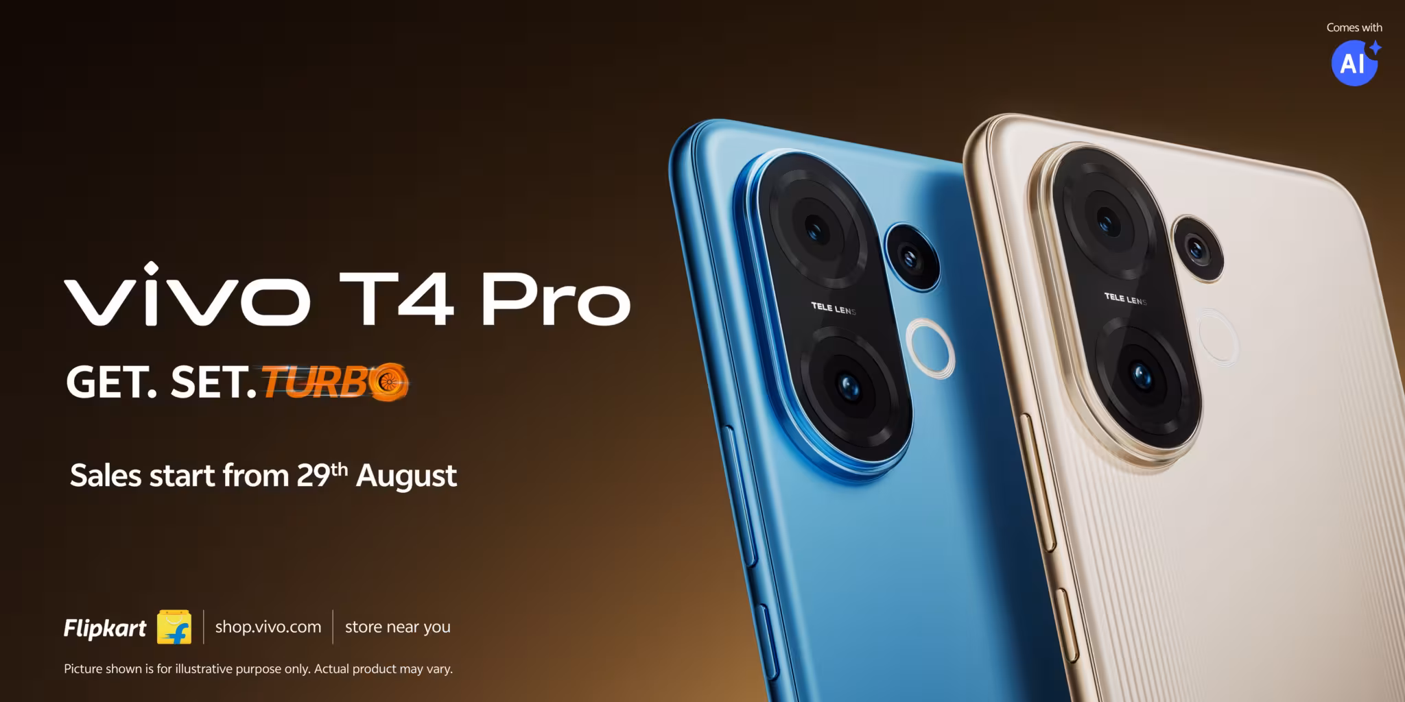 Vivo T4 Pro 5G unveiled in India: 1.5K screen, periscopic camera and Snapdragon 7 Gen 4