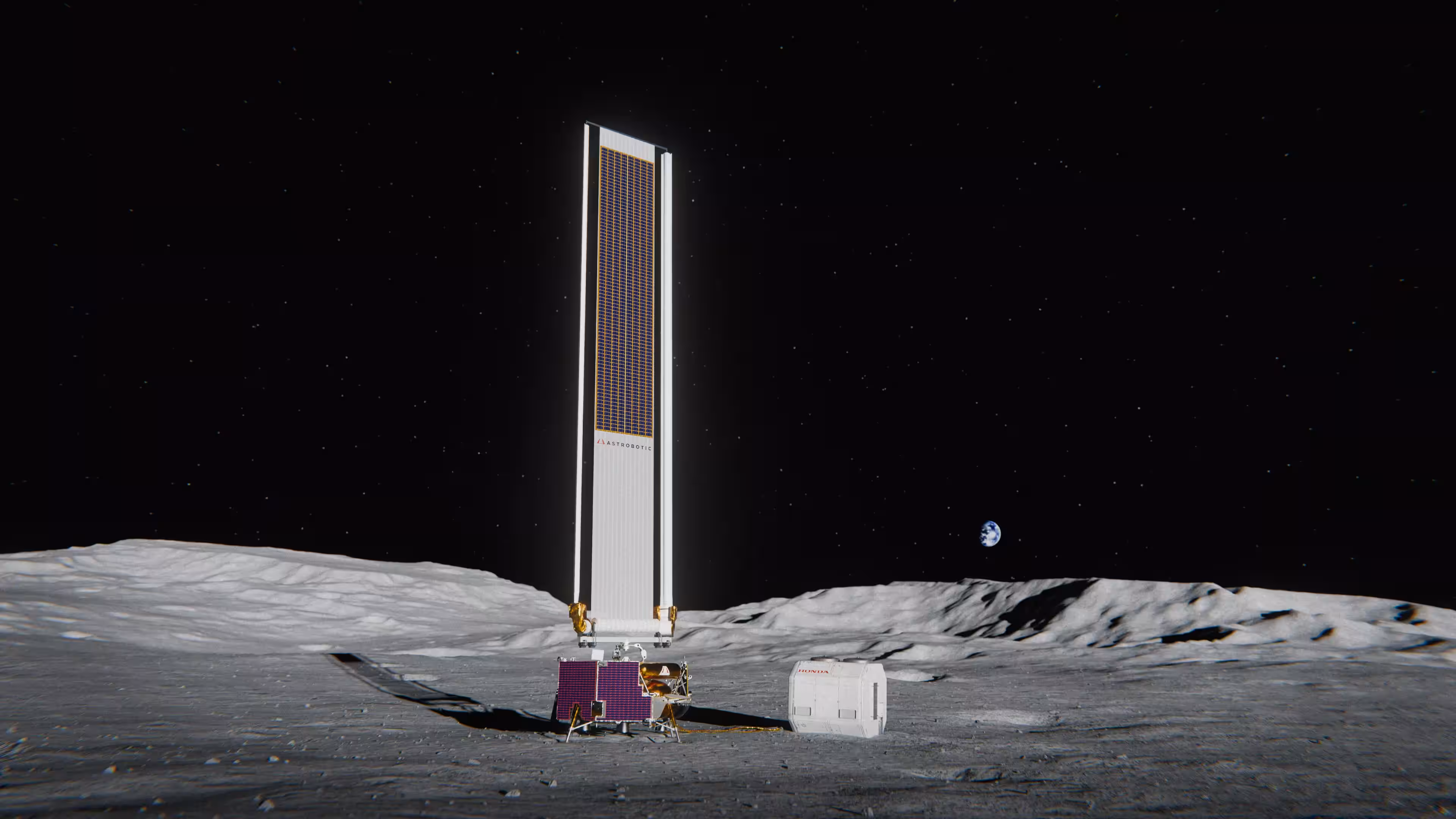 Honda and Astrobotic join forces to provide lighting on the moon