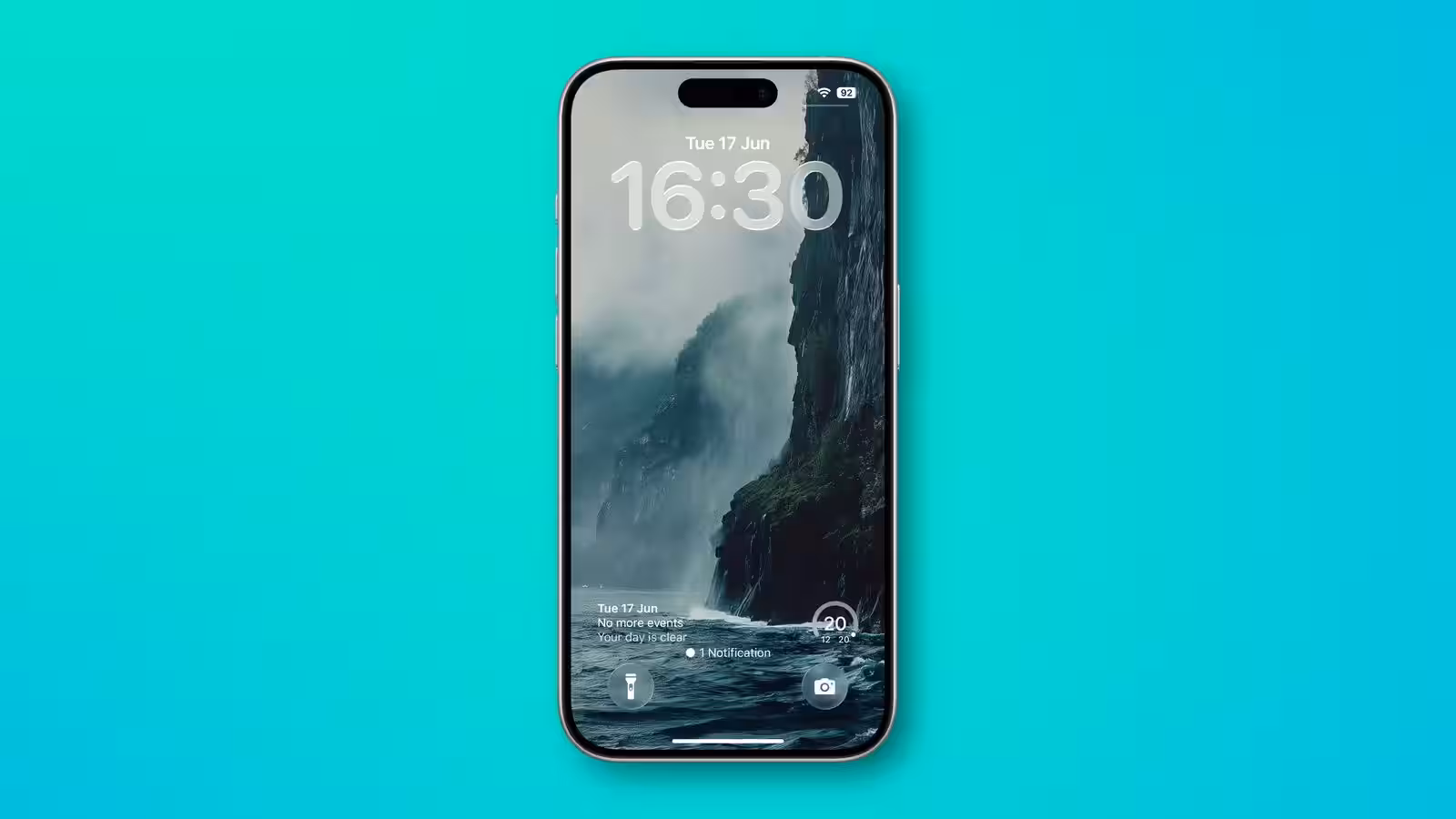 ios 26 bottom lock screen widgets