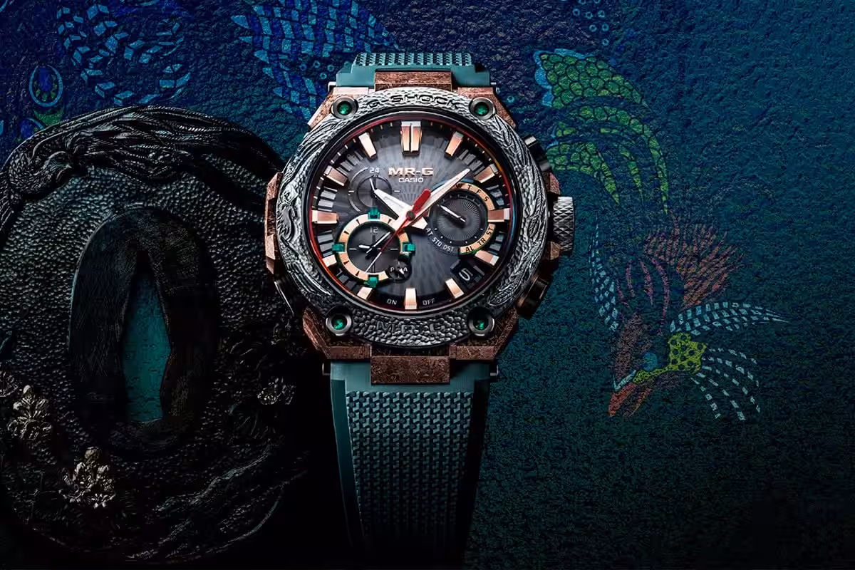 Casio prepares limited edition G-SHOCK MRG-B2000KT-3A watch in samurai style Casio prepares limited edition G-SHOCK MRG-B2000KT-3A watch in samurai style
