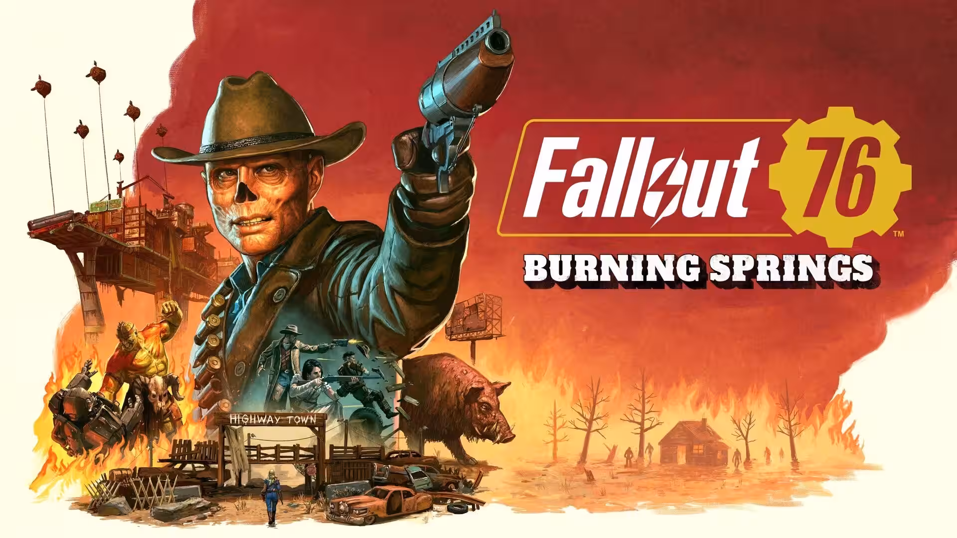 The authors of Fallout 76 have released the Burning Springs add-on
