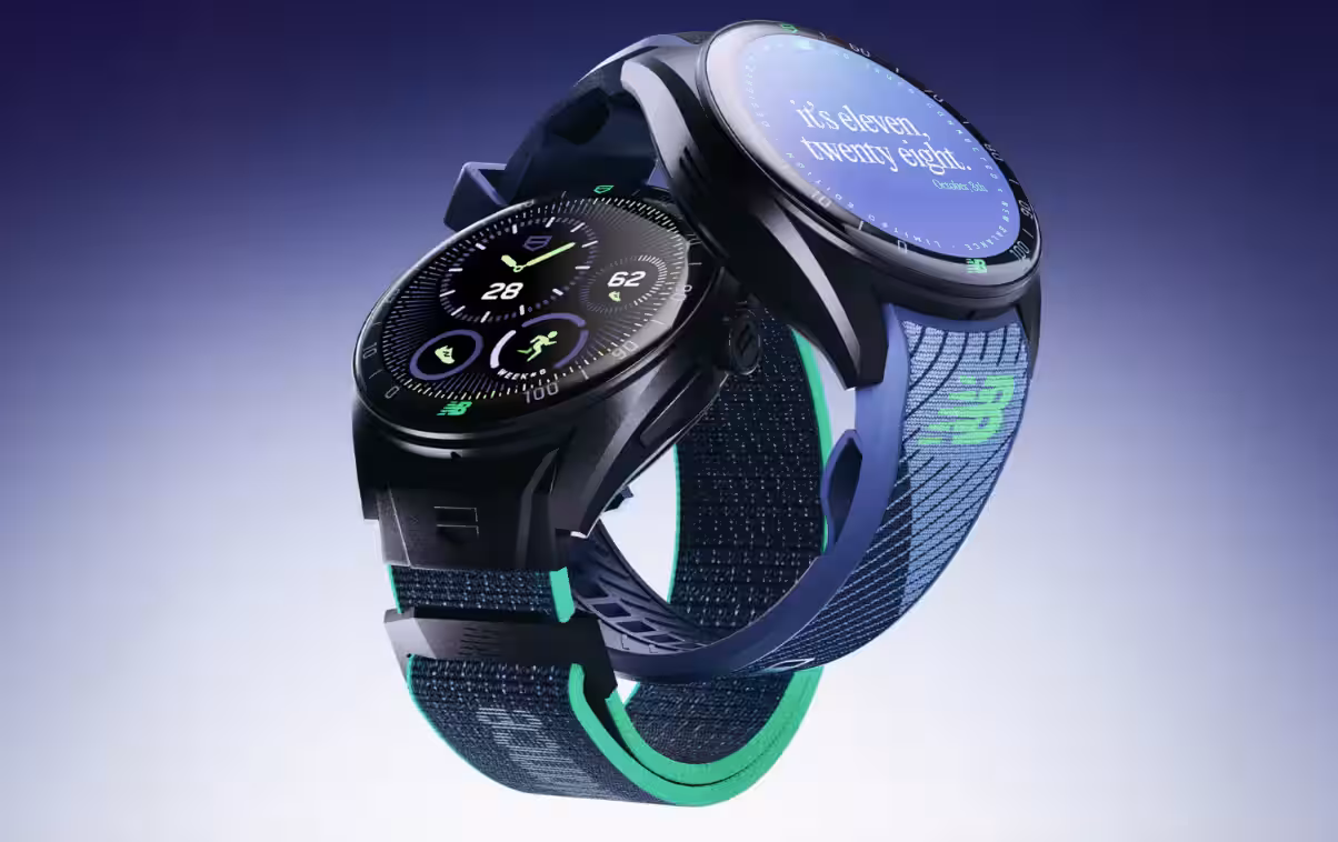 Tag Heuer unveiled a smart watch in collaboration with New Balance