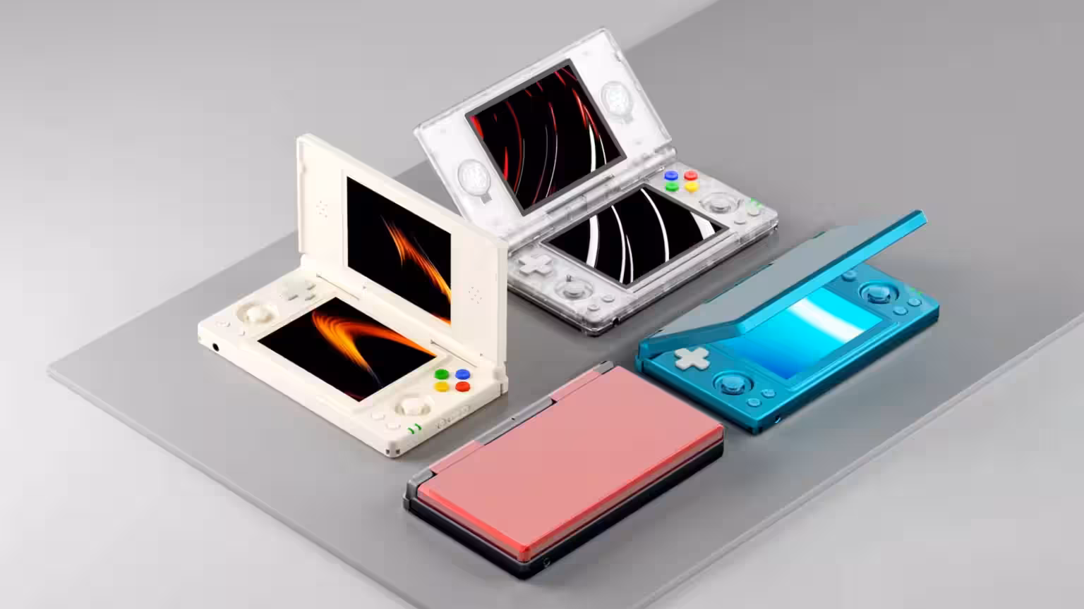 Anbernic is preparing a budget Nintendo-style dual-screen console Anbernic is preparing a budget Nintendo-style dual-screen console