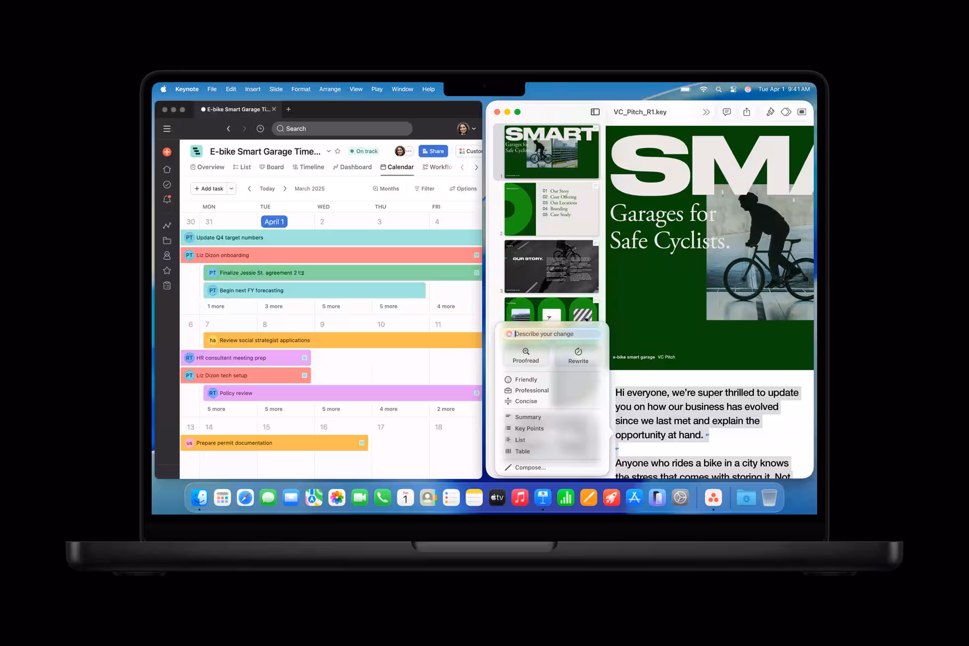 MacBook Pro 14 with M5 chip: leap in AI, faster SSD, and up to 24 hours of runtime 5 apple macbook pro 14 in asana and keynote