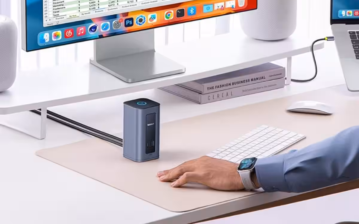 Baseus has introduced the Nomos NU1 Air Spacemate 12-in-1 Mac dock