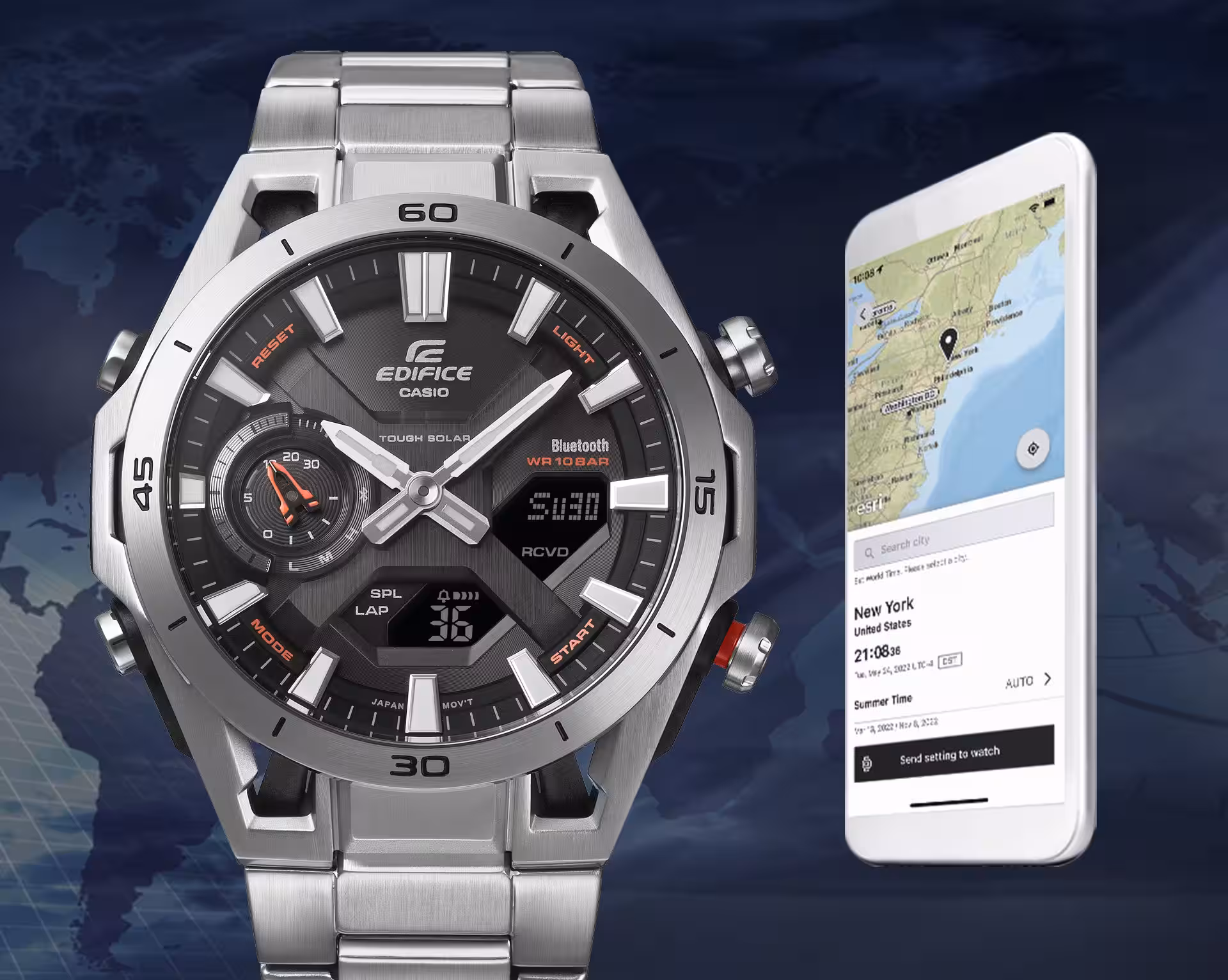 Casio has launched a “partially smart” mechanical watch Edifice Sospensione ECB-2300