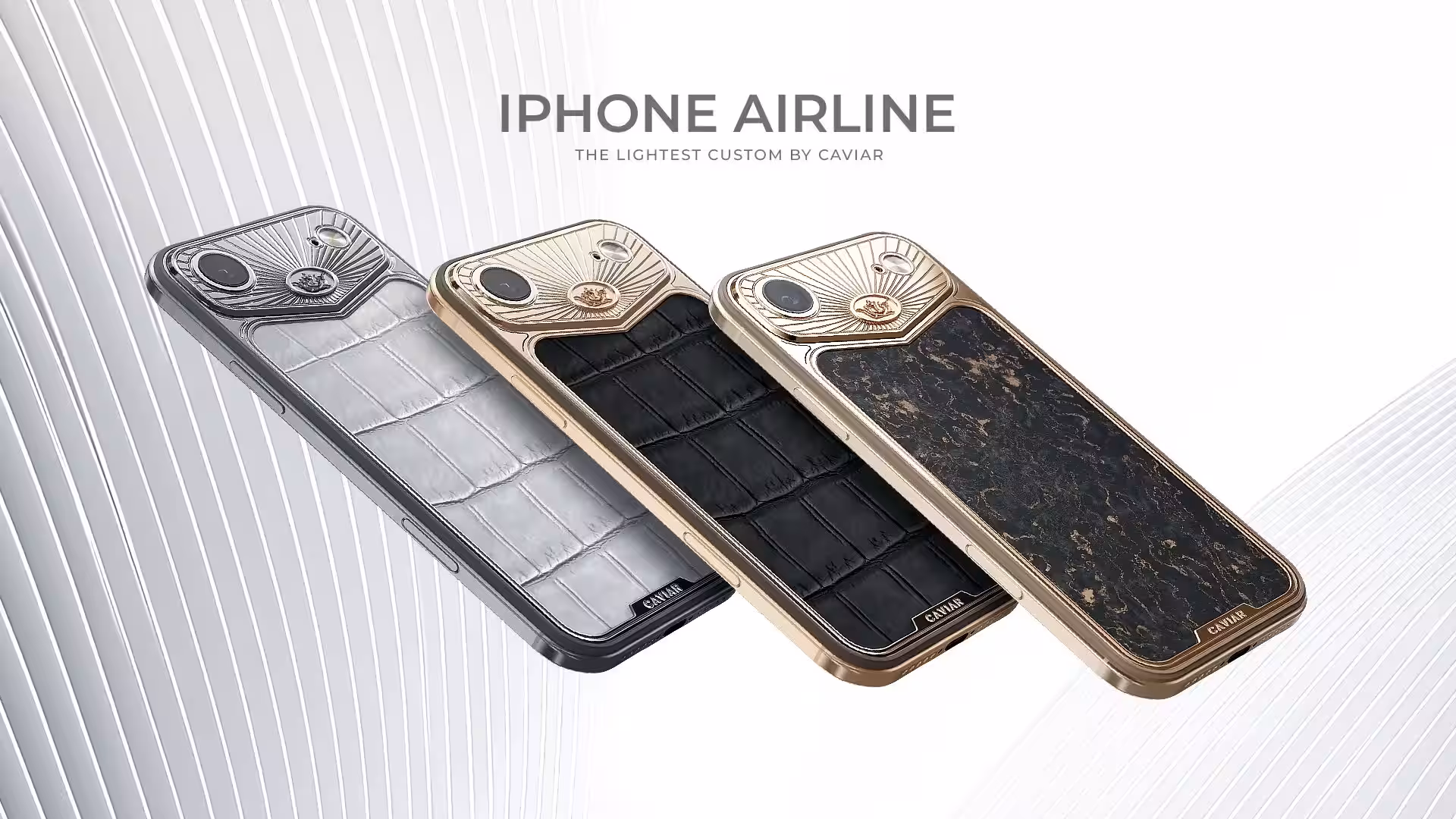 Caviar unveiled the AirLine collection – the lightest and most luxurious iPhones in the brand’s history
