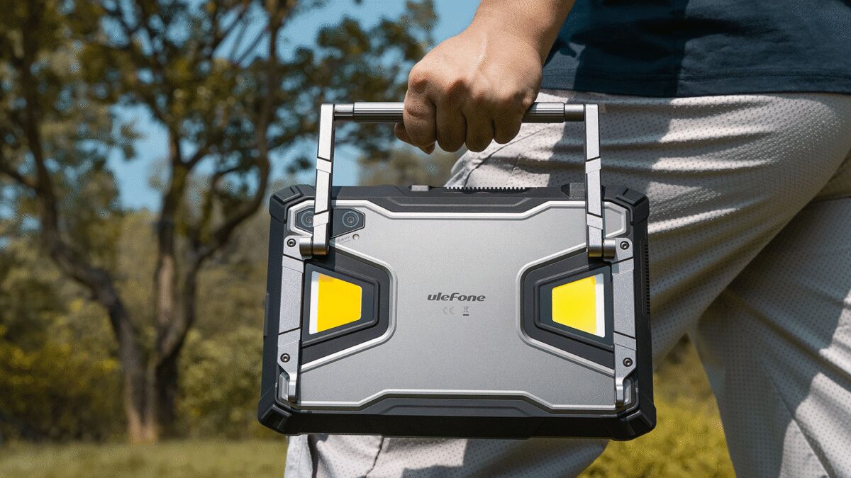 Ulefone has launched a rugged tablet with a built-in projector