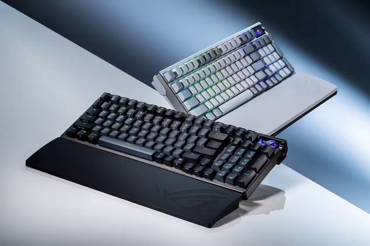 Asus ROG unveiled Azoth 96 HE and Falchion Ace ZywOo Edition gaming keyboards with magnetic switches and 0.125ms response time