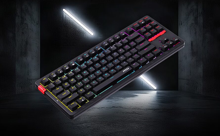 MSI introduced the Forge GK300 Wireless mechanical keyboard