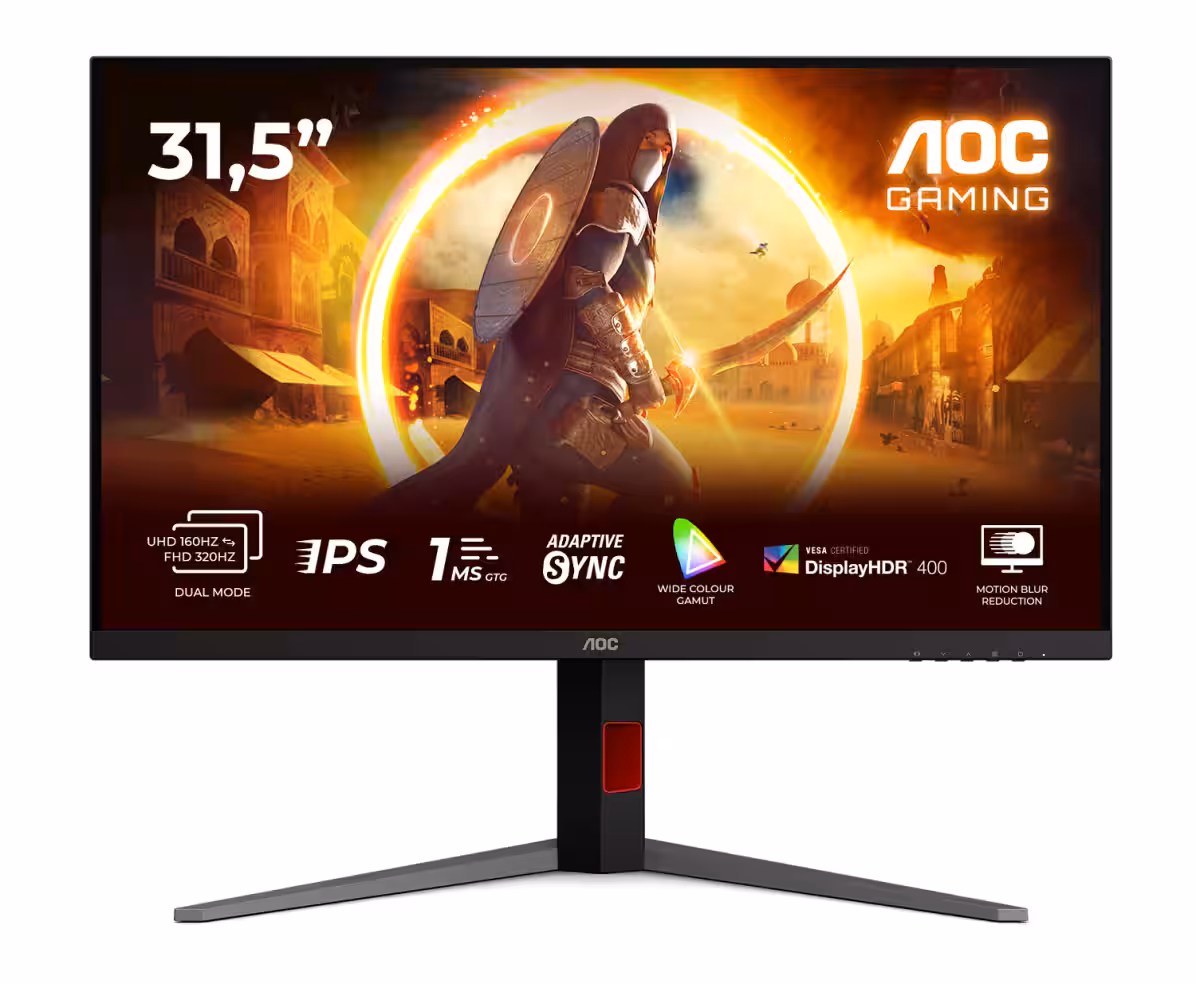 AOC revealed budget gaming monitors U32G4U and Q27G4SRU at 320Hz 3