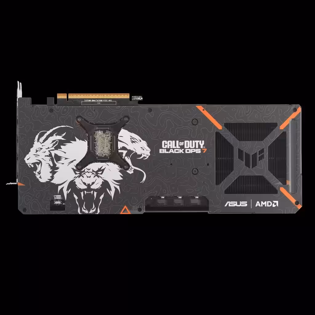 Asus unveils limited edition TUF Radeon RX 9070 XT graphics card in Call of Duty: Black Ops 7 5 style tuf gaming rx 9070 xt cod back 2