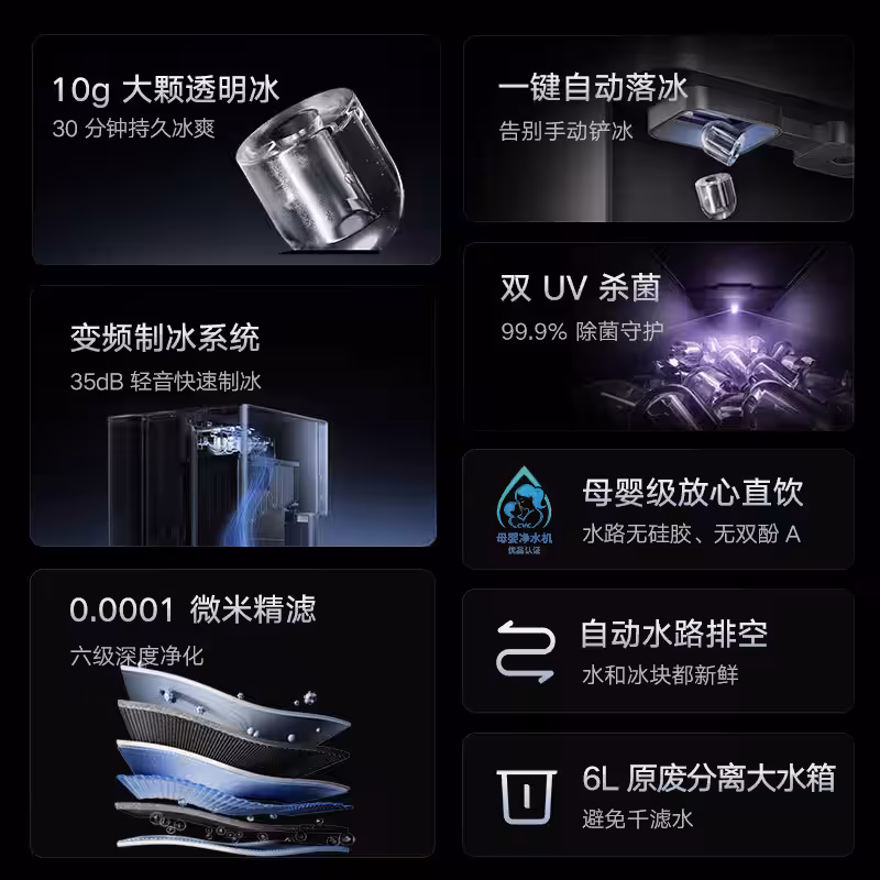 Xiaomi launched a smart water purifier with ice making and instant heating function