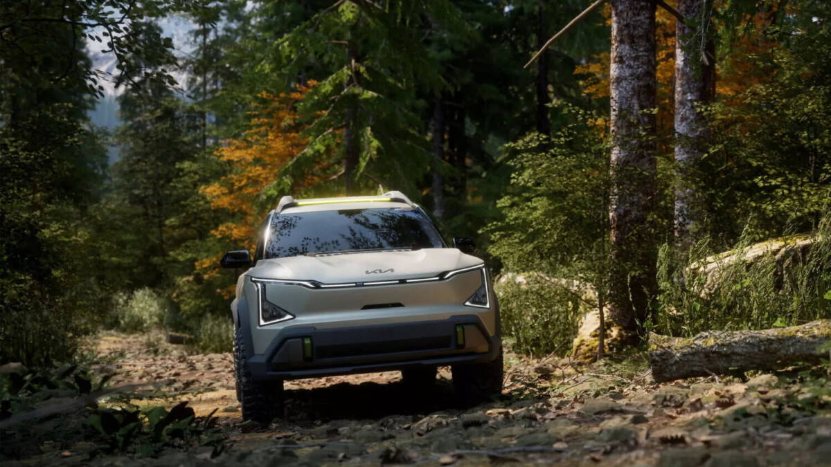 Kia’s electric Kia EV5 has been turned into a Weekender concept