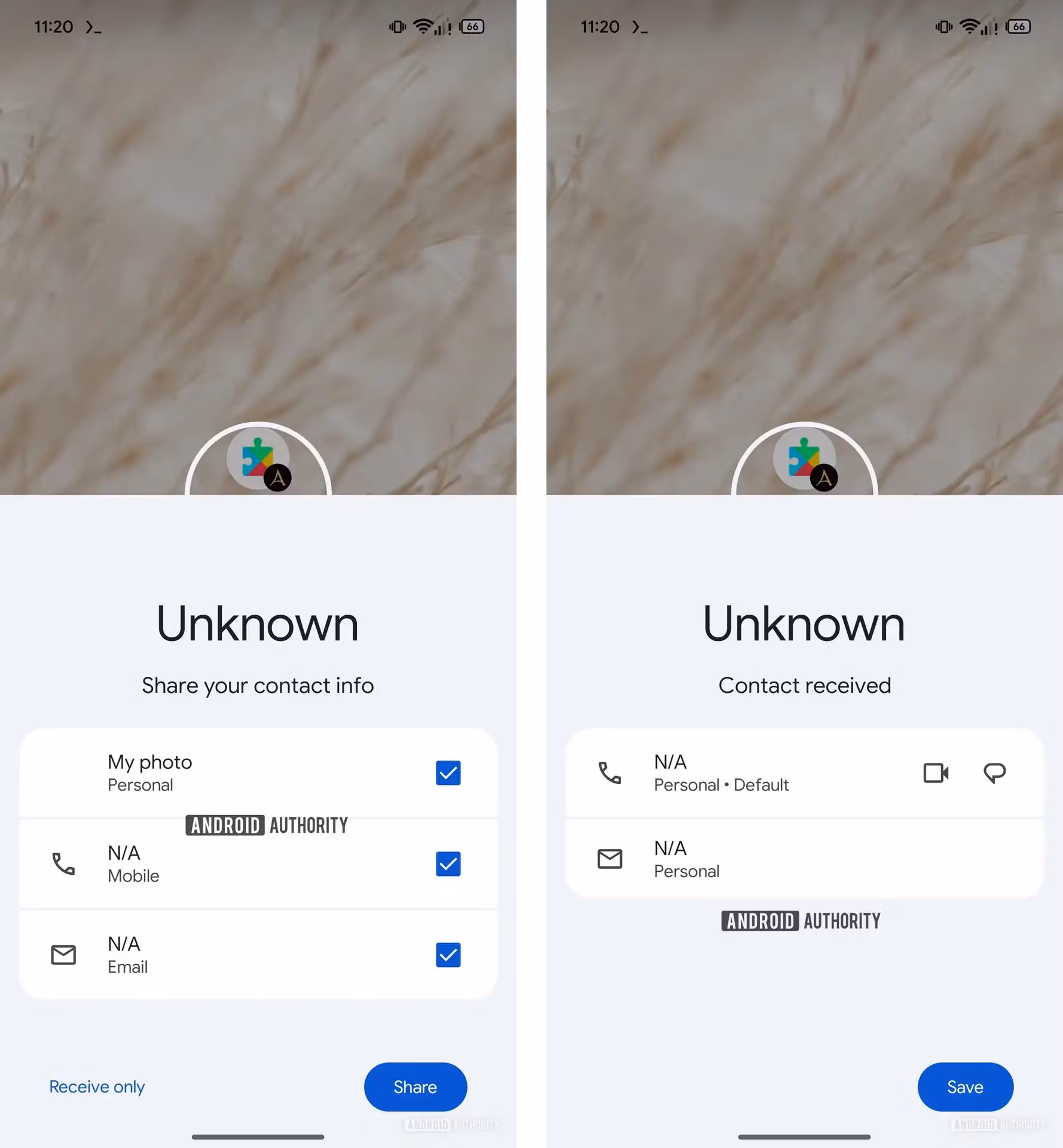 Android has a new easy way to exchange contacts 3 android namedrop equivalent