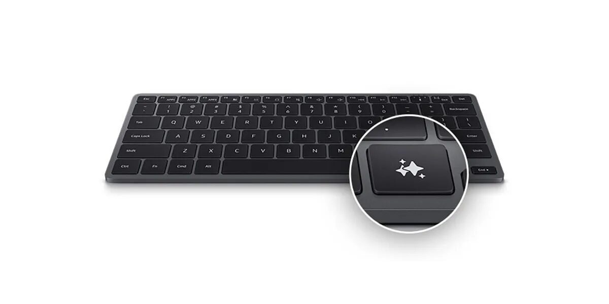 Samsung has launched a wireless keyboard with a separate key to trigger AI Samsung has launched a wireless keyboard with a separate key to trigger AI
