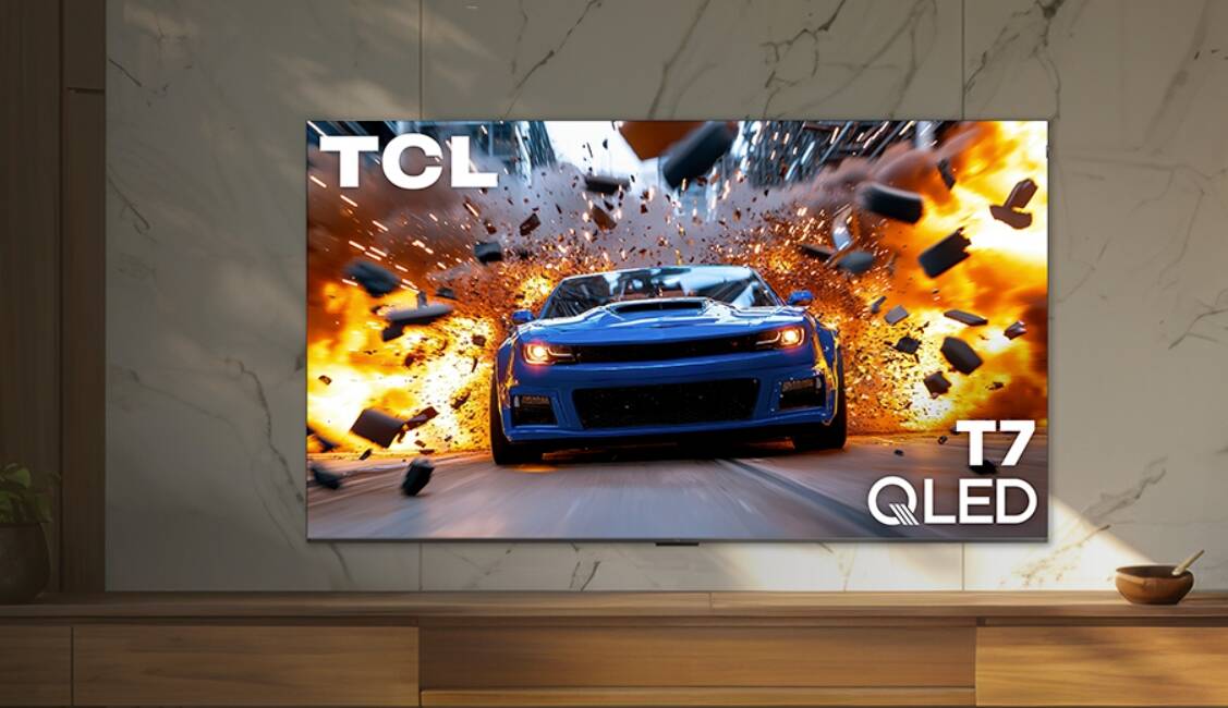 TCL unveiled the T7 series of TVs with QLED panels, up to 144Hz and Google TV