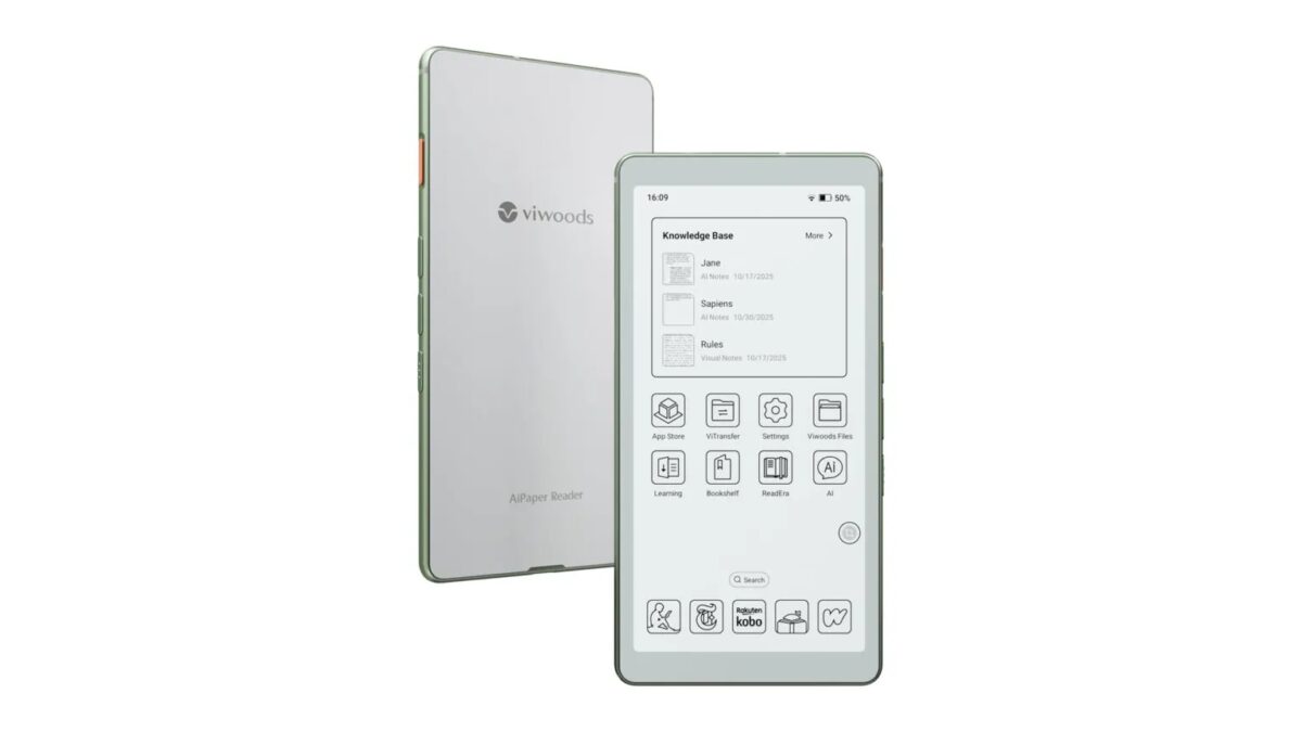 Viwoods unveiled the first E Ink reader with Android 16