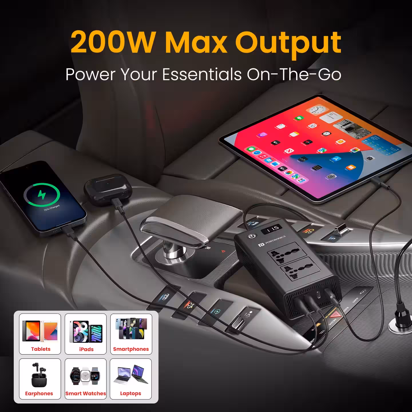 Portronics unveiled Zaptor - a 200W car inverter to power devices on the road 3 portronics zaptor