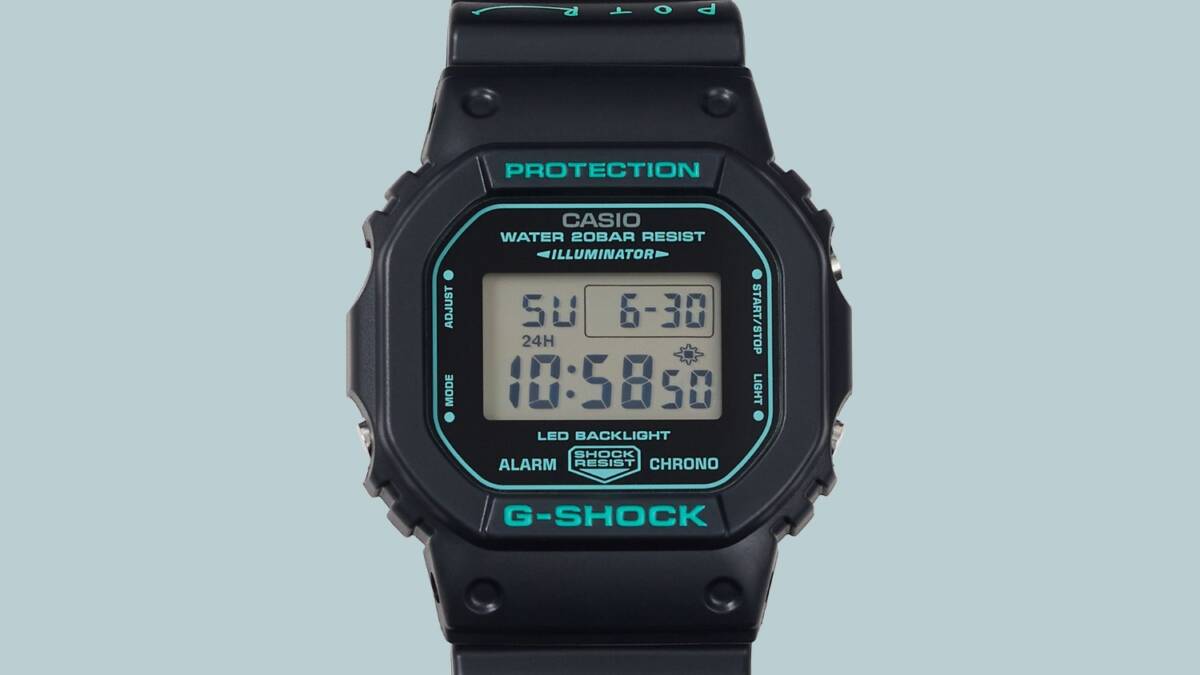 Casio and Porter unveiled the limited edition G-Shock x POTR DW-5600 watch Casio and Porter unveiled the limited edition G-Shock x POTR DW-5600 watch