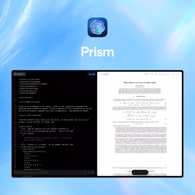 OpenAI launches Prism — a free AI-powered research environment for scientific writing