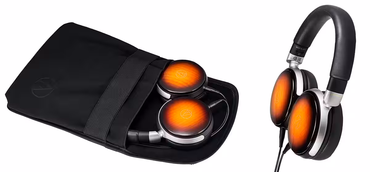 audio technica unveils limited edition ath wp900se wooden headphones with solid ash earcups finished by fujigen d