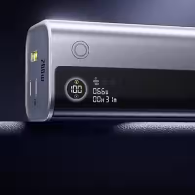 Baseus unveils 25,000mAh power bank with retractable cable and 200W charging