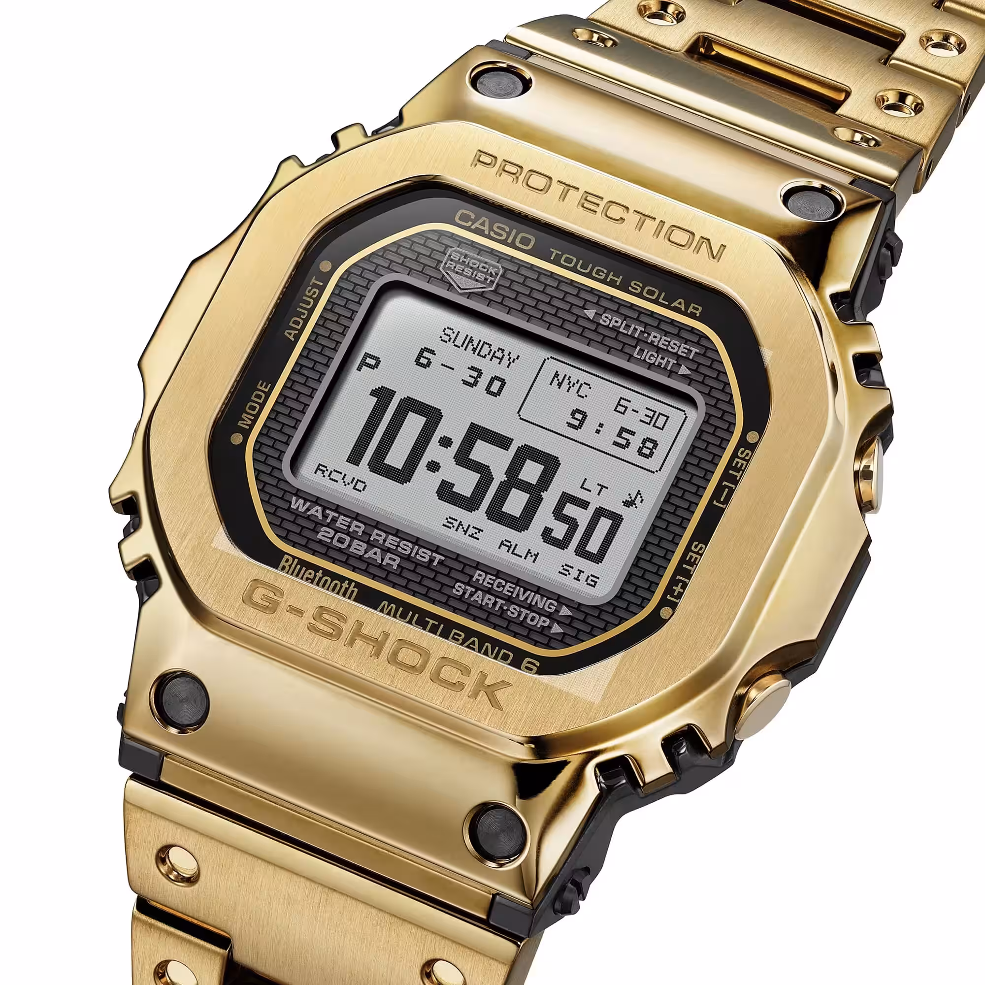 Casio G-Shock GMWBZ5000GD-9 gold ion-plated model