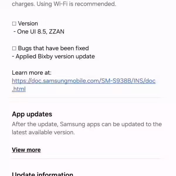 One UI 8.5 beta 5 launches on Galaxy S25 in India
